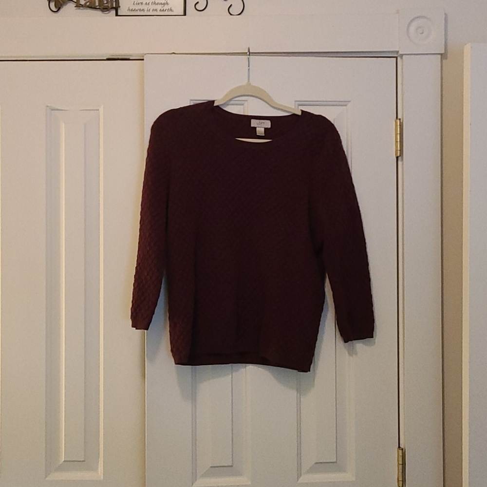Loft fuzzy sweater